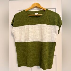 J. Crew Olive Knit Sweater